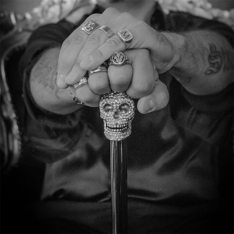 PASOTTI Clear Swarovski® Skull قصب