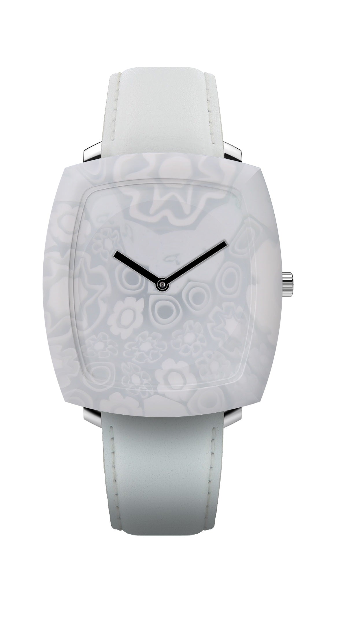 Yunik Watch White Flowers Collection