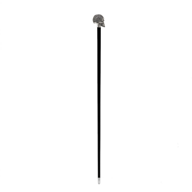 PASOTTI Black Swarovski® Skull Cane