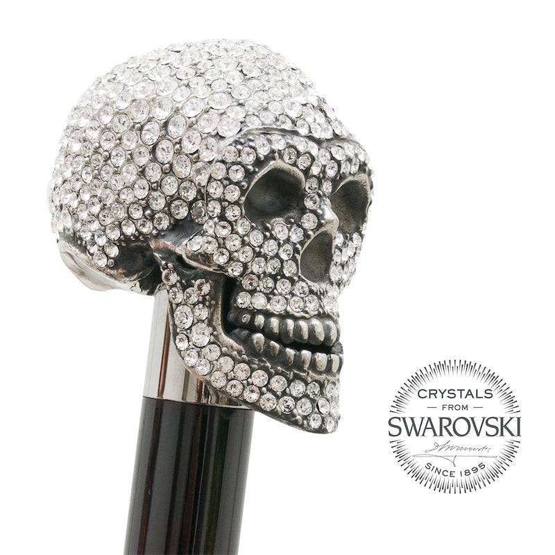PASOTTI Clear Swarovski® Skull قصب