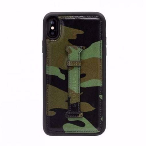 iPhone X / XS Case Finger Holder Camouflage