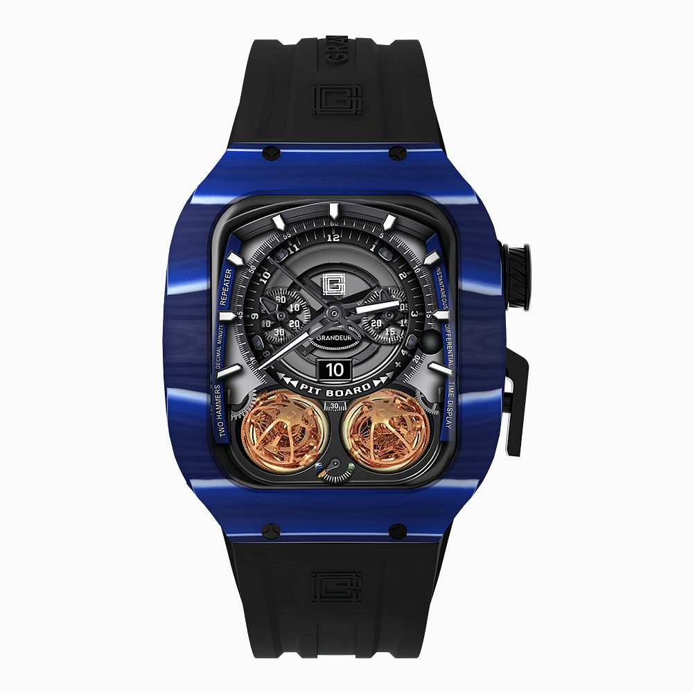 Grandeur Admiral Blue – NTPT Carbon Strap Apple Watch Case