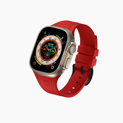 Grandeur Apple Watch Ultra Strap Red