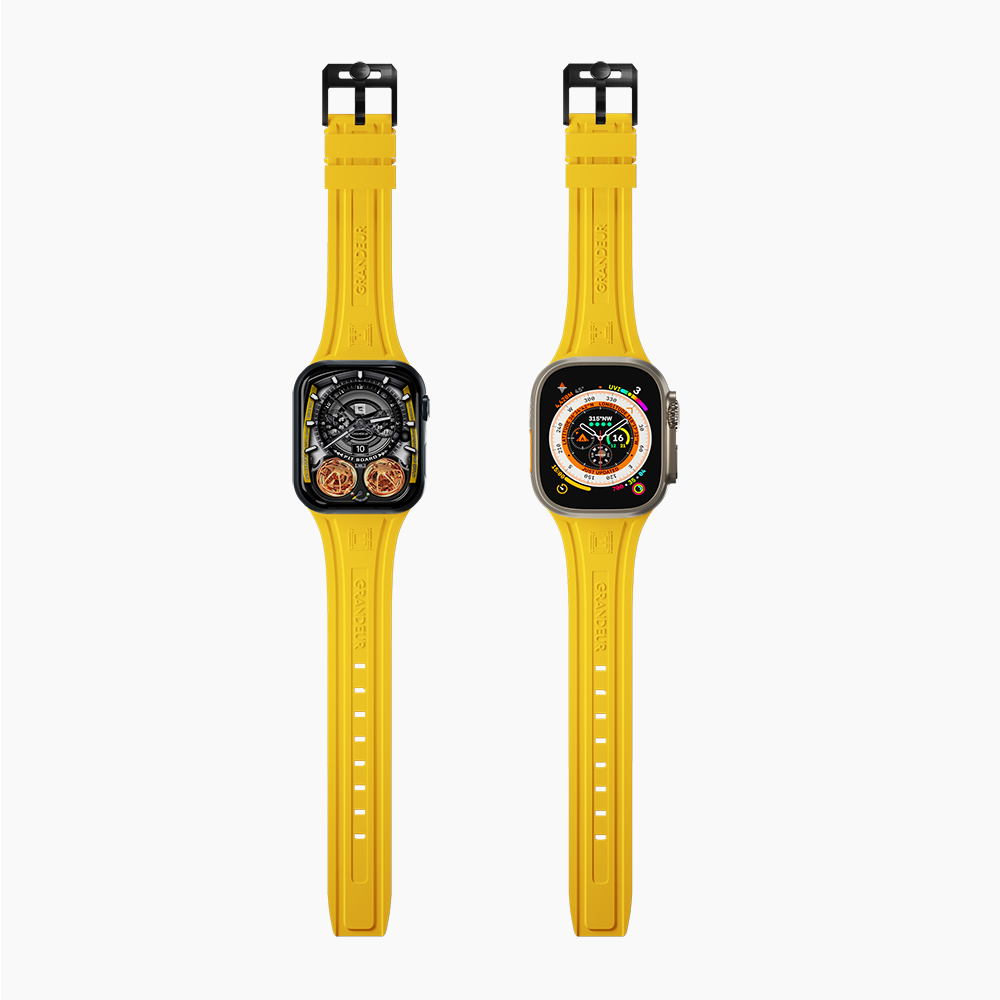 Grandeur Apple Watch Ultra Strap Yellow
