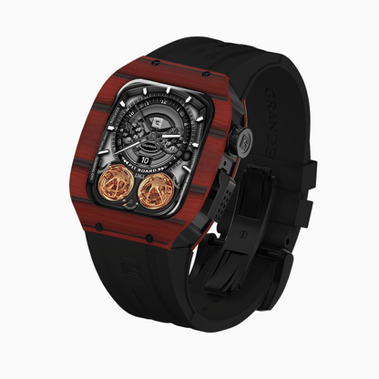 Grandeur Scarlet Red – NTPT Carbon Strap Apple Watch Case