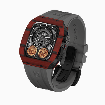 Grandeur Scarlet Red – NTPT Carbon Strap Apple Watch Case