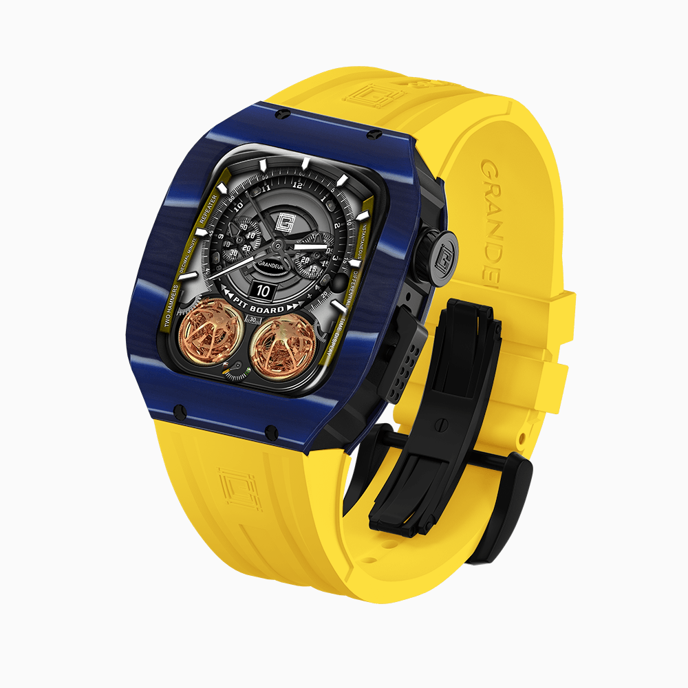 Grandeur Admiral Blue – NTPT Carbon Strap Apple Watch Case