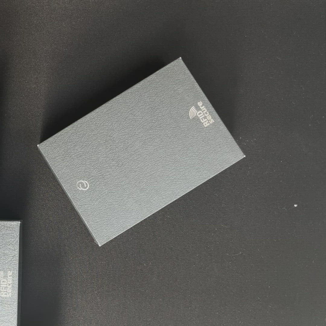 C-Secure Wallet Single Fog Classic Leather RFID