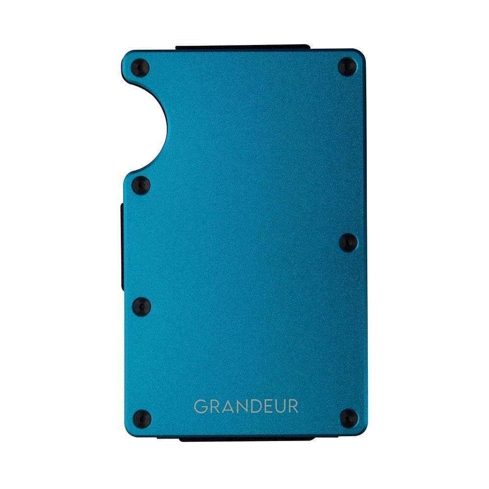 جراندور-حاملة بطاقات-المنيوم-ازرق-RFID-85-x-45 ملم