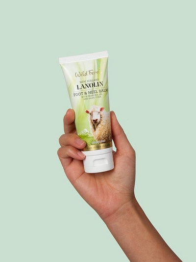 Wild Ferns Lanolin Foot & Heel Balm With Manuka Oil And Aloe Vera 100ml