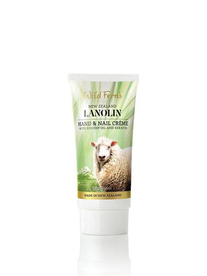 Wild Ferns Lanolin Hand & Nail Crème With Rosehip Oil And Keratin 85ml