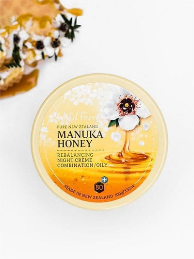 Wild Ferns Manuka Honey Rebalancing Night Crème Combination / Oily 100g
