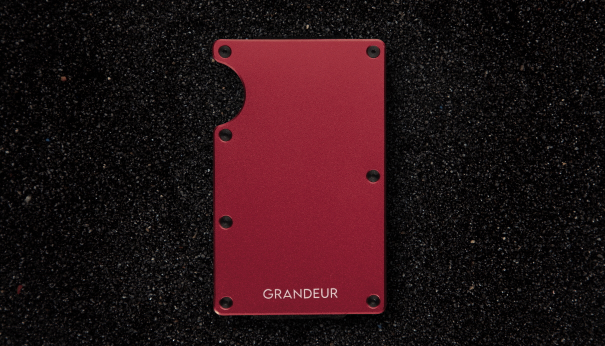 جراندور-حاملة بطاقات-بركان-احمر-RFID-85x-45 ملم