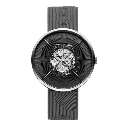 سيجا-تصميم-سلسلة-جي-زن-أوتوماتيك-ميكانيك-هيكل-ساعة يد-أسود