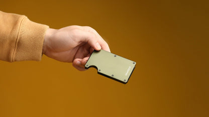 جراندور-حاملة بطاقات-RFID-أرمي-أرمي-أخضر-85×45 ملم