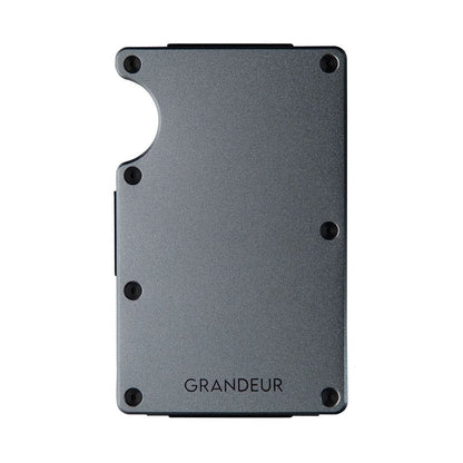 حامل بطاقات جراندور-المنيوم-فضي-RFID-85×45 ملم