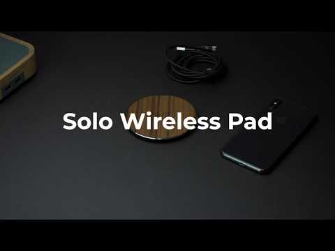 Woodie Milano Solo Teak Wireless Charger