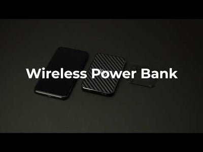Woodie Milano Wireless Power Bank – Carbon look Ash