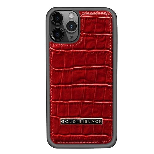iPhone 11 Pro Case Croco Leather